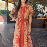 CHELSEA SHIRTDRESS | BILTMORE TAN