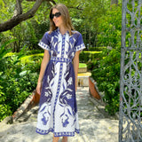 SYDNEY SHIRTDRESS |IRIS NAVY