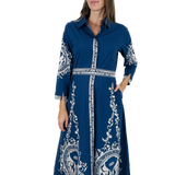 CHELSEA SHIRTDRESS | POPPY NAVY