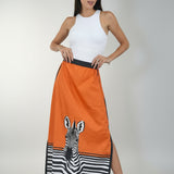 AIX SKIRT | ZEBRA ORANGE