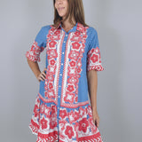 LISBON MINI | PEONY BLUE