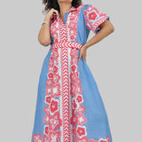 CHELSEA SHIRTDRESS | PEONY BLUE