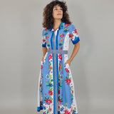 CHELSEA SHIRTDRESS | PASSIONFLOWER- FRENCH BLUE