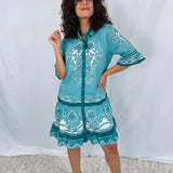 LISBON MINI | CARNATION TEAL