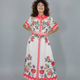 SYDNEY SHIRTDRESS | WILDFLOWER IVORY