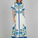 SYDNEY SHIRTDRESS | WILDFLOWER BLUE