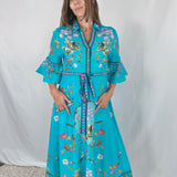 CAPE MIDI | SOIRÉE TURQUOISE