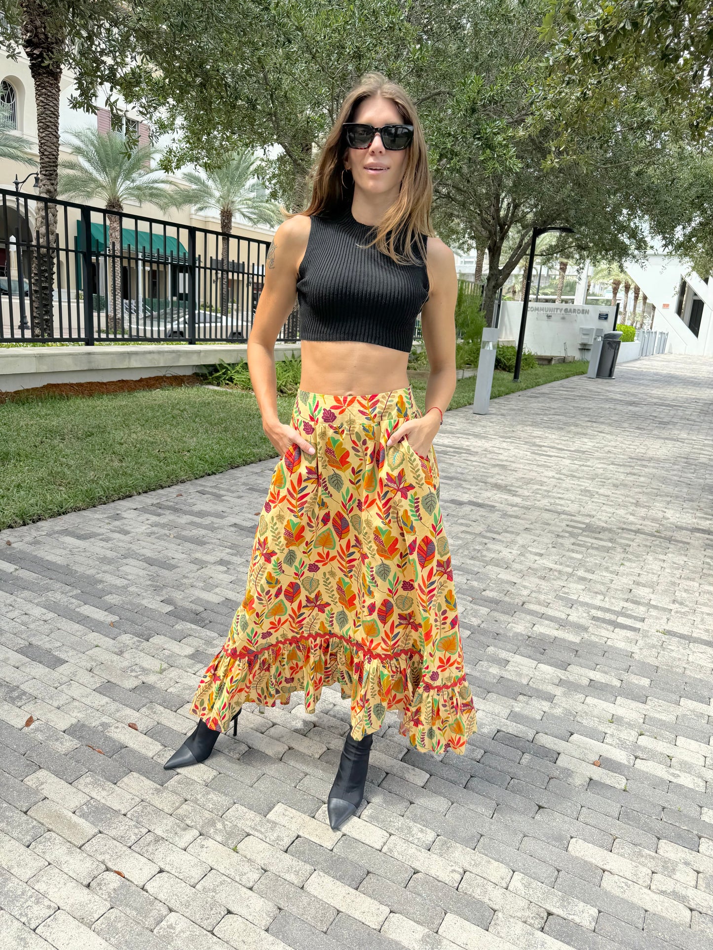 AUSTIN SKIRT | FALL LEAF