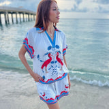 VERONA TOP | FLAMINGO