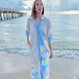 RHEA MIDI | WHITE LOTUS- TAUPE