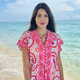 ISLA MAXI | MONKEY CHINOISERIE PINK