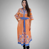 CAPE MIDI | FLEUR ORANGE