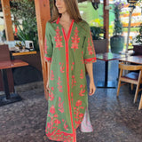 RHEA MIDI | KASHMIR GREEN