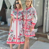 SYDNEY SHIRTDRESS | WILDFLOWER IVORY