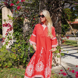 COMO MIDI | POPPY RED