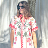 SYDNEY SHIRTDRESS | WILDFLOWER IVORY